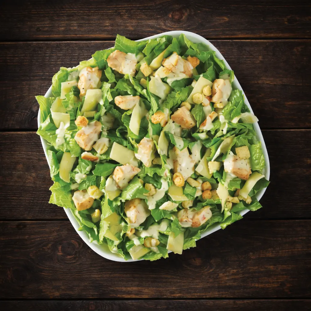 Wendy's Menu with Prices, Calories & Nutrition 2026 49 permesan caesar salad